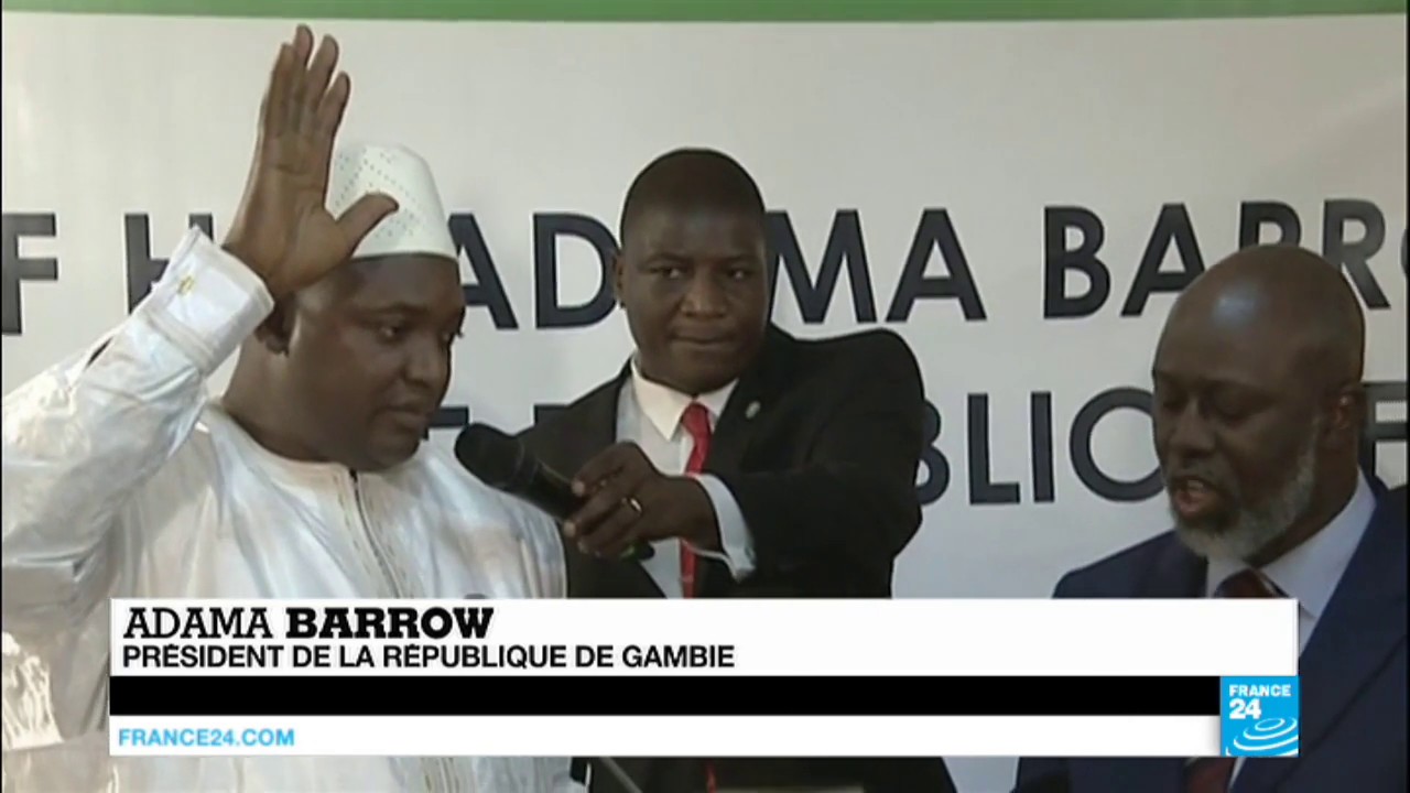 GAMBIE - Adama Barrow investi président à Dakar au Sénégal !