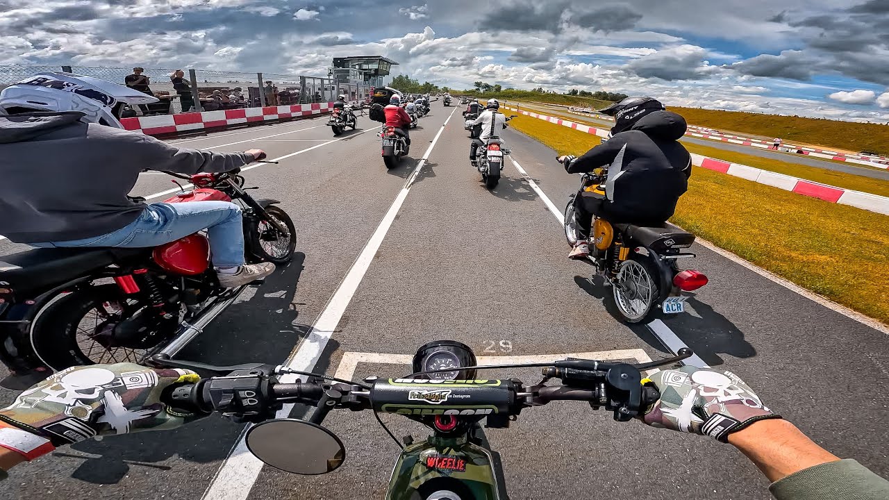 Simson-treffen Mülsen Rennstrecke + Crash I Thermotech I