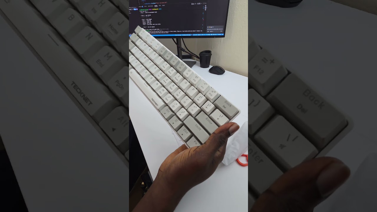 Tecknet Mechanical Keyboard Unboxing  #keyboard #unboxing #gamingkeyboard #tech #gaming