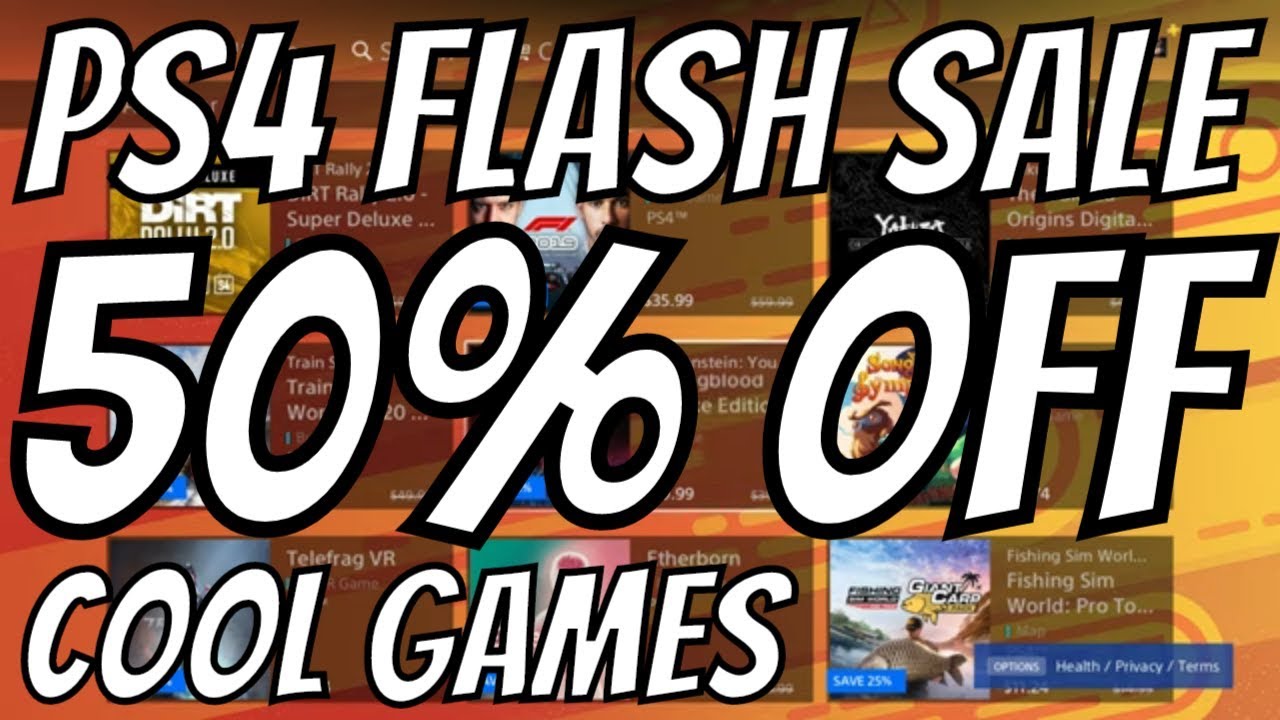PSN Flash Sale PS4 Games 50% you dont want to miss out on!