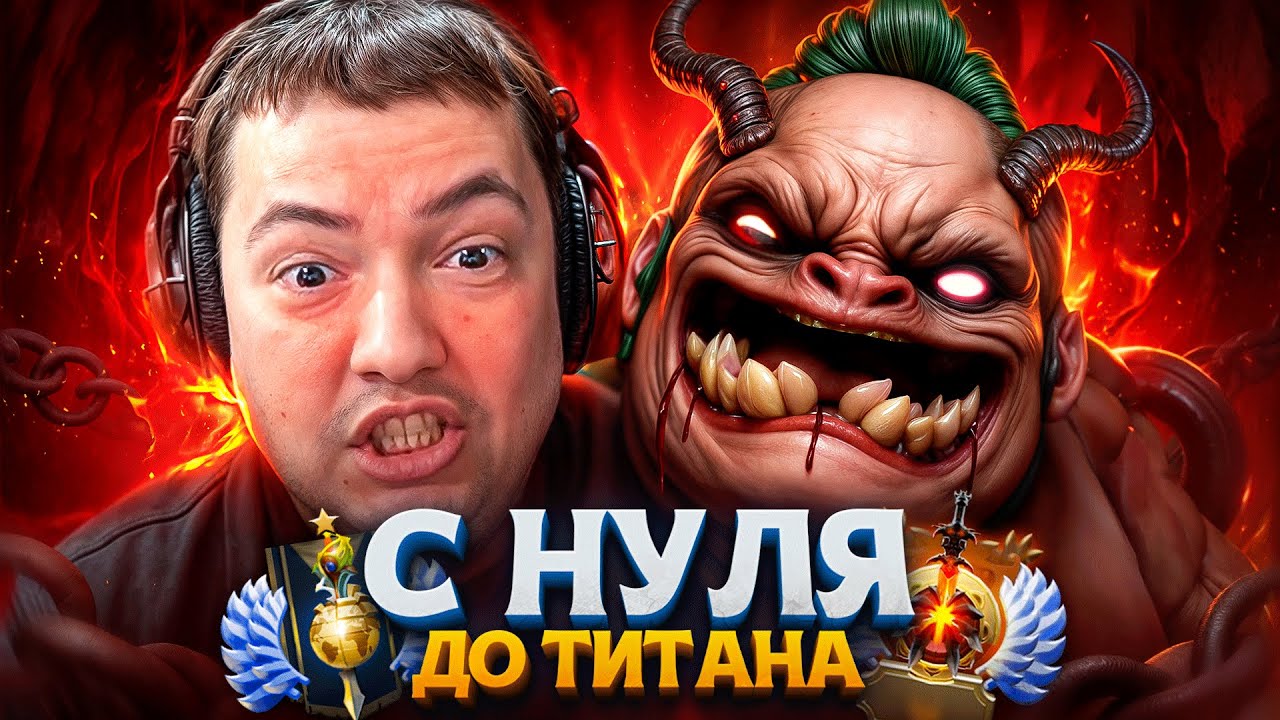 С НУЛЯ ДО ТИТАНА &mdash; ГЛАВНЫЙ ПОЗОР ДОТЫ