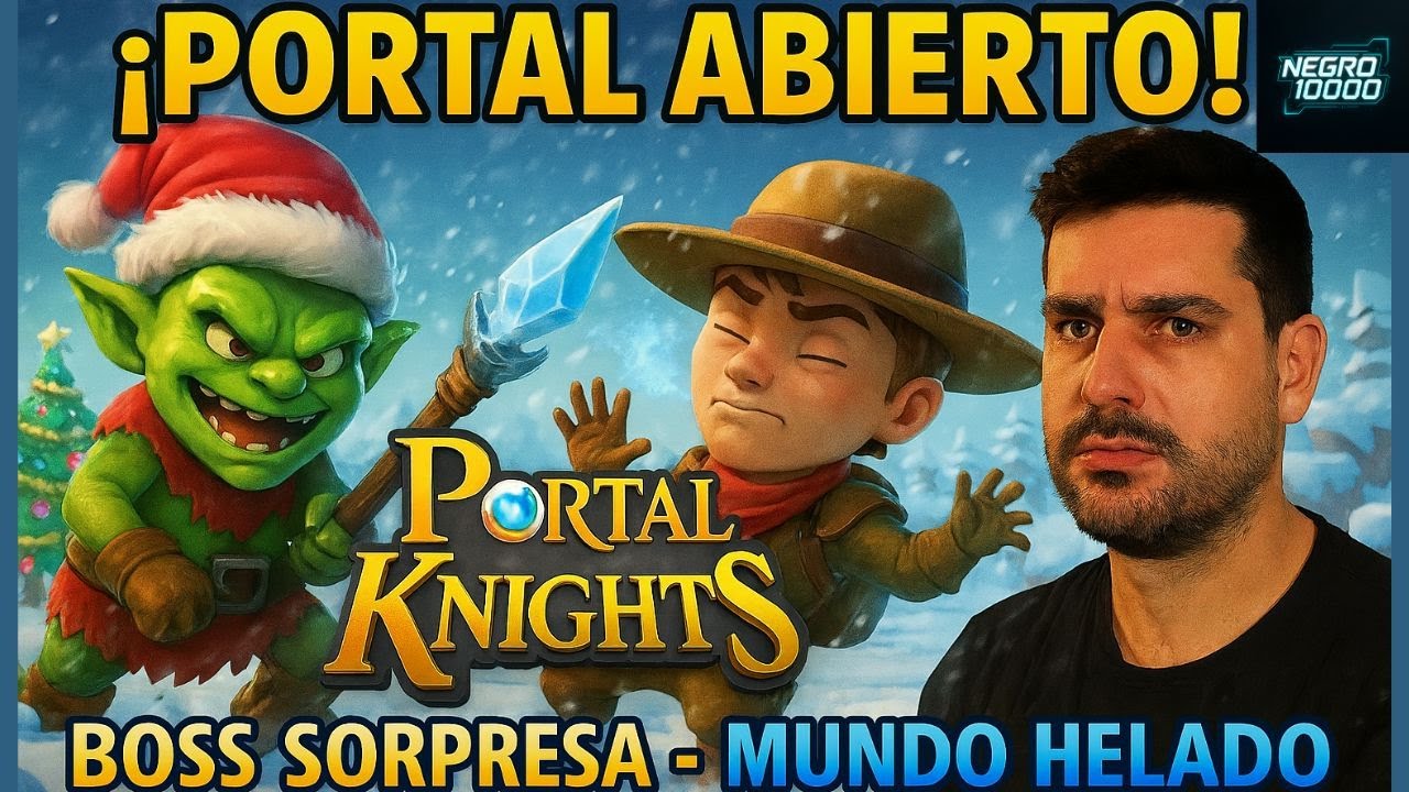 Portal Knights | Del desierto a la nieve — caos, portales y enemigos brutales | [2026]