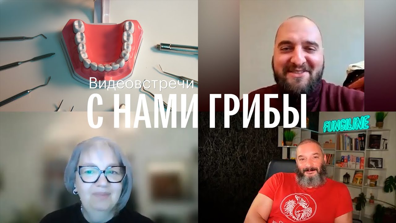 С нами грибы. Стоматологический эксперимент. Роберт Мамиконян, Татьяна Симонова, Михаил Вишневский
