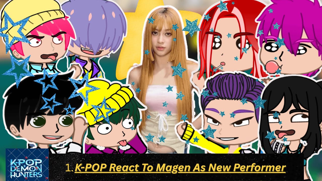 KDH || K-pop Demon Hunters реагируют на Меган как на новую исполнительницу || Играйте на удвоенно...