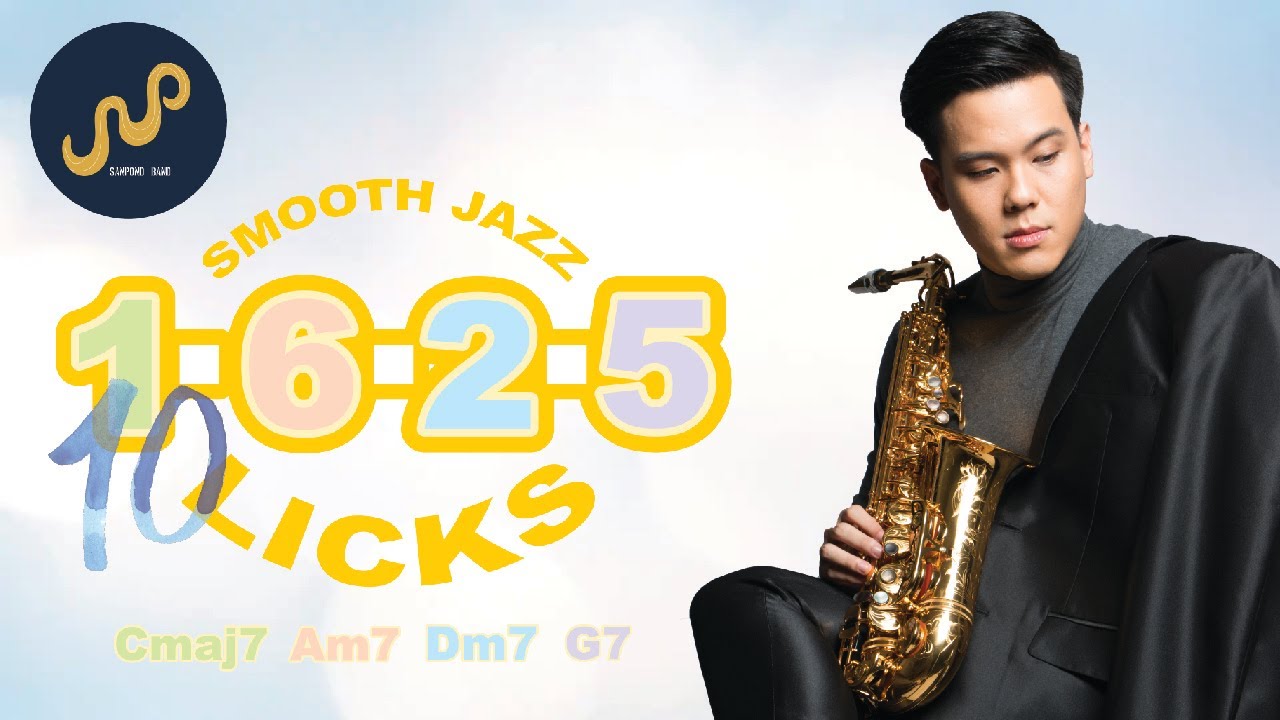 10 Smooth Jazz Licks in 1-6-2-5 for [Eb] AltoSax by Sanpond