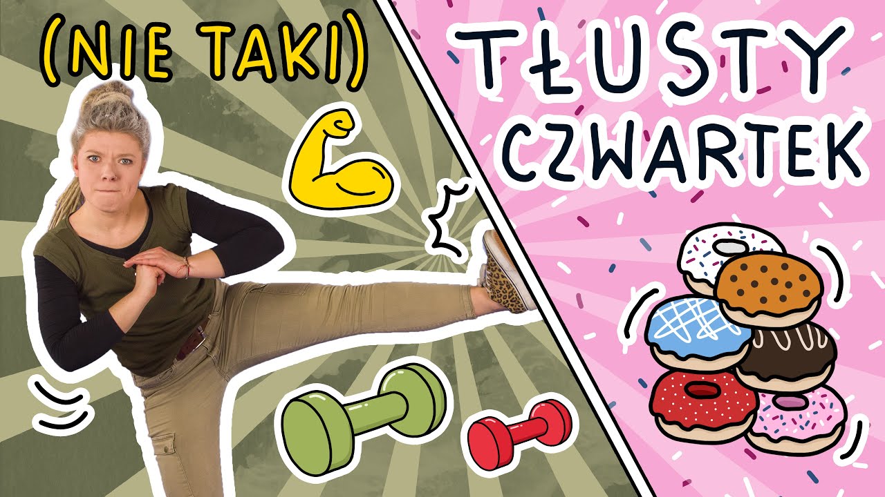 nie taki TŁUSTY CZWARTEK 🍩🍩🍩  | ćwiczenia dla dzieci