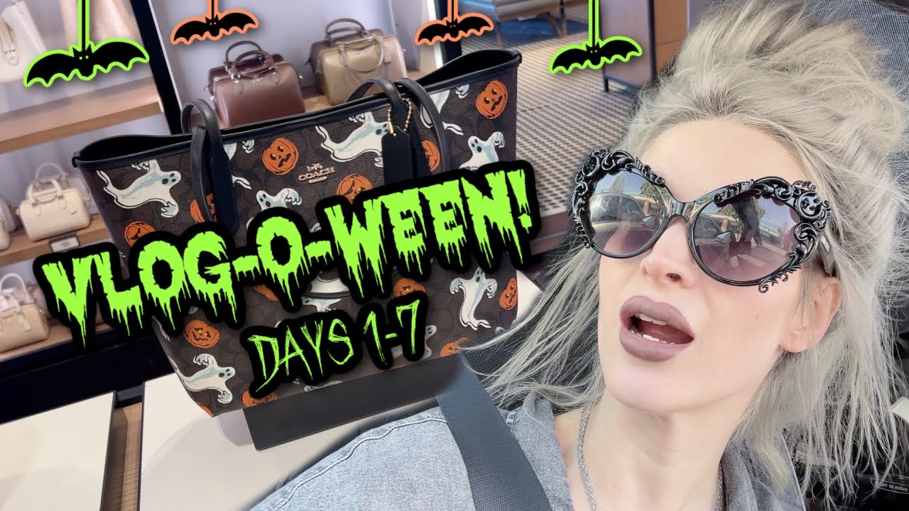 VLOG-O-WEEN 2025 WEEK 1!!! Boo Baskets, Halloween Purse Shopping & MORE!
