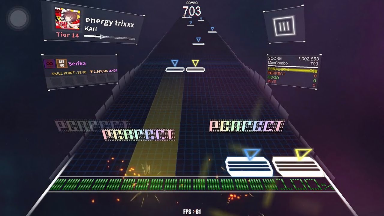 energy trixxx / Tier 14 / DanceRail3 譜面確認