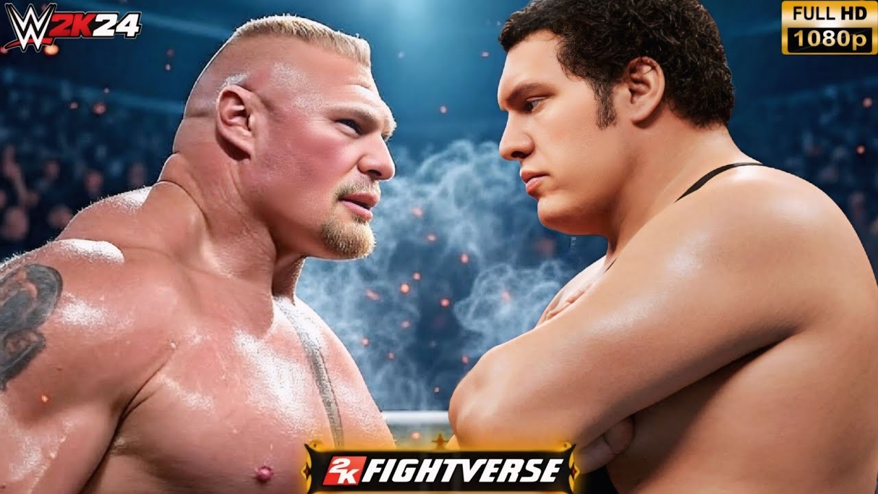Брок Леснар против Андре Гиганта | Матч мечты на WrestleMania - WWE 2K24