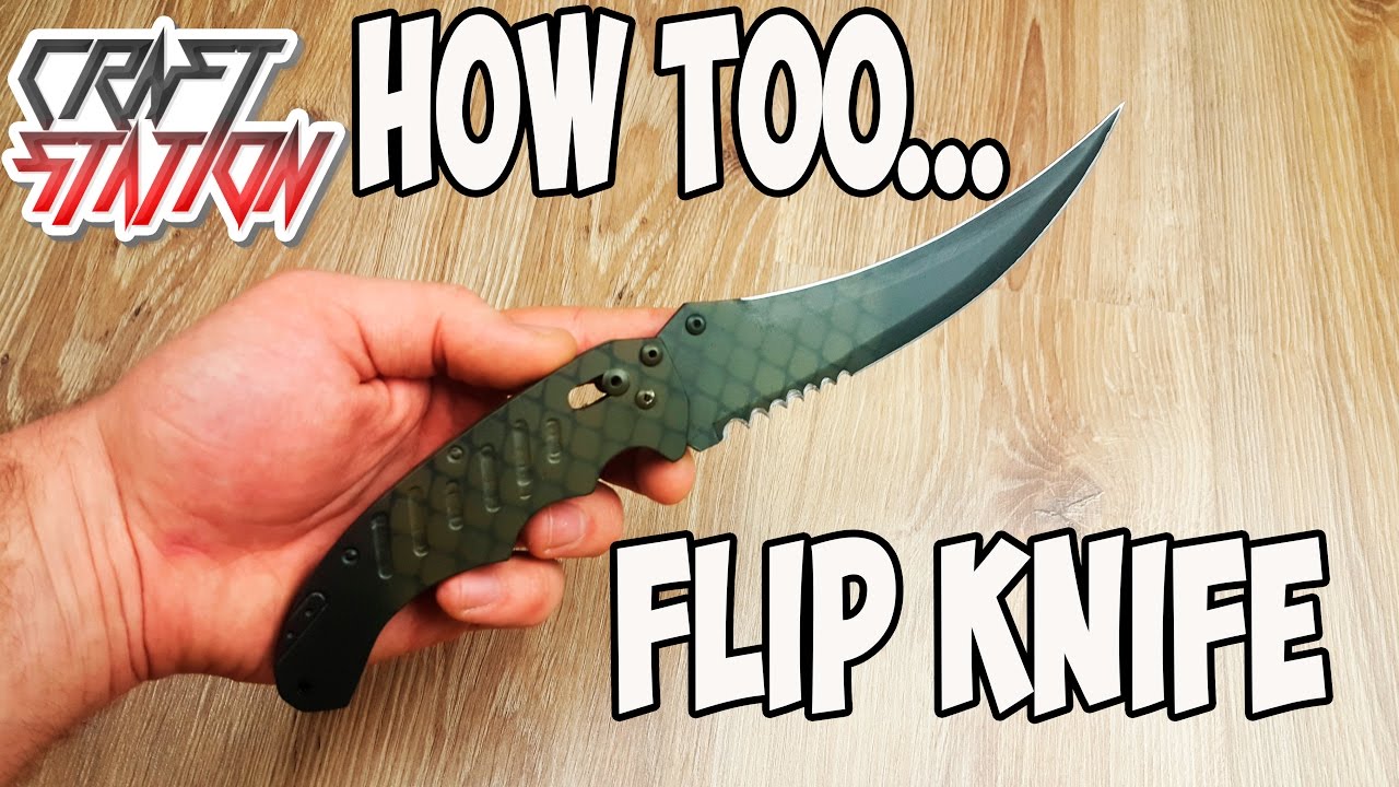 How to make Flip knife Safari Mesh from CS:GO DIY with templates