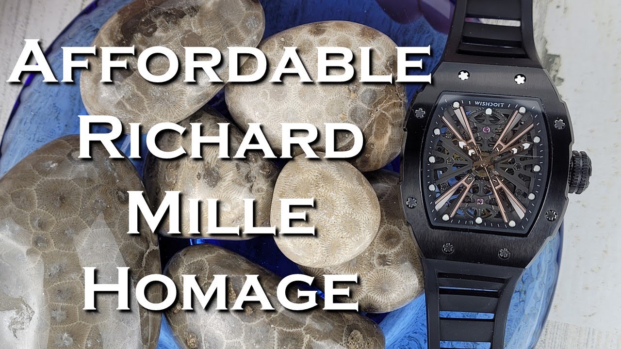 Wishdoit Pirate - The X Series Black Watch Video - AFFORDABLE Tonneau Shaped Watch #tonneau #watch
