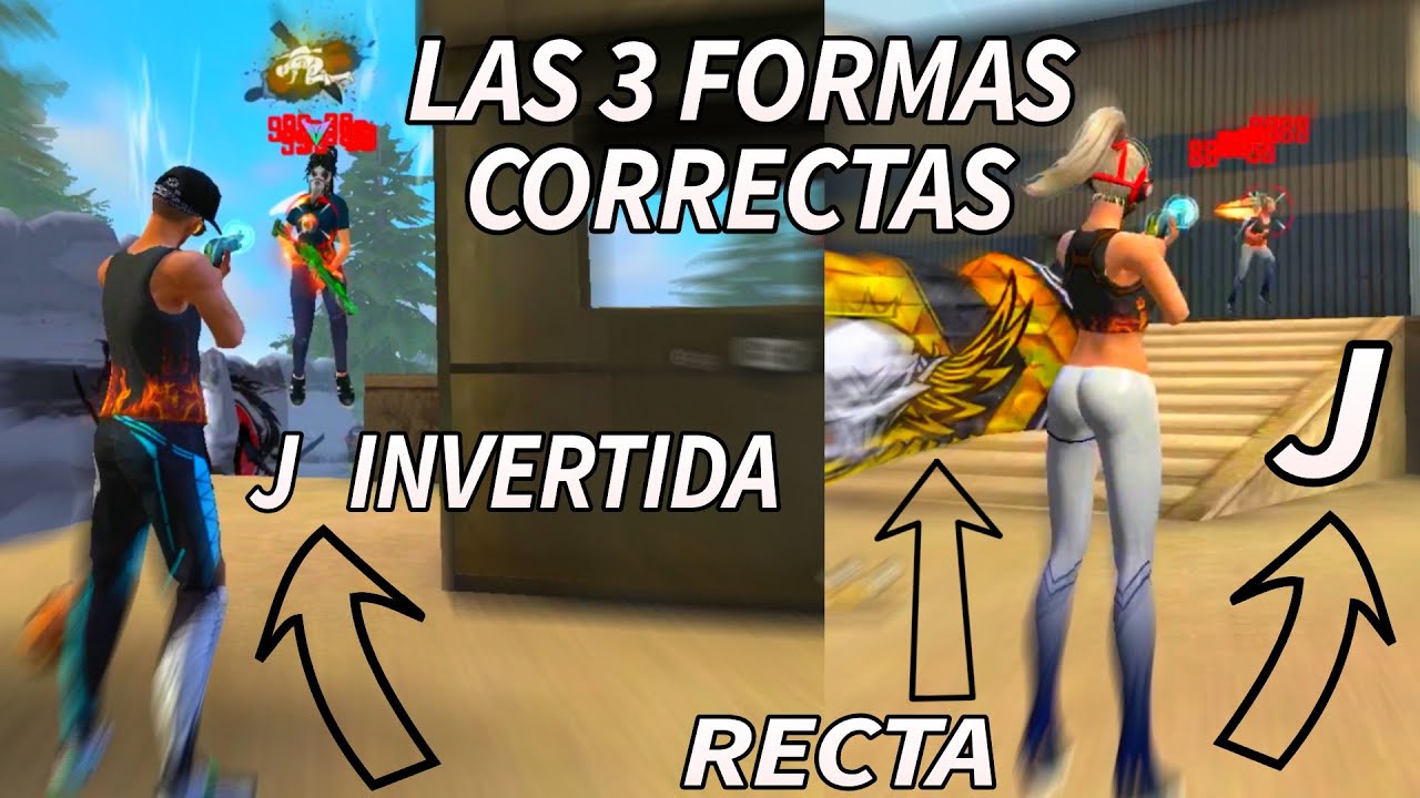 Por ESTO NO levantas MIRA CORRECTAMENTE | LAS 3 FORMAS DEFINITIVAS (J, DIAGONAL, RECTA) | FREE FIRE