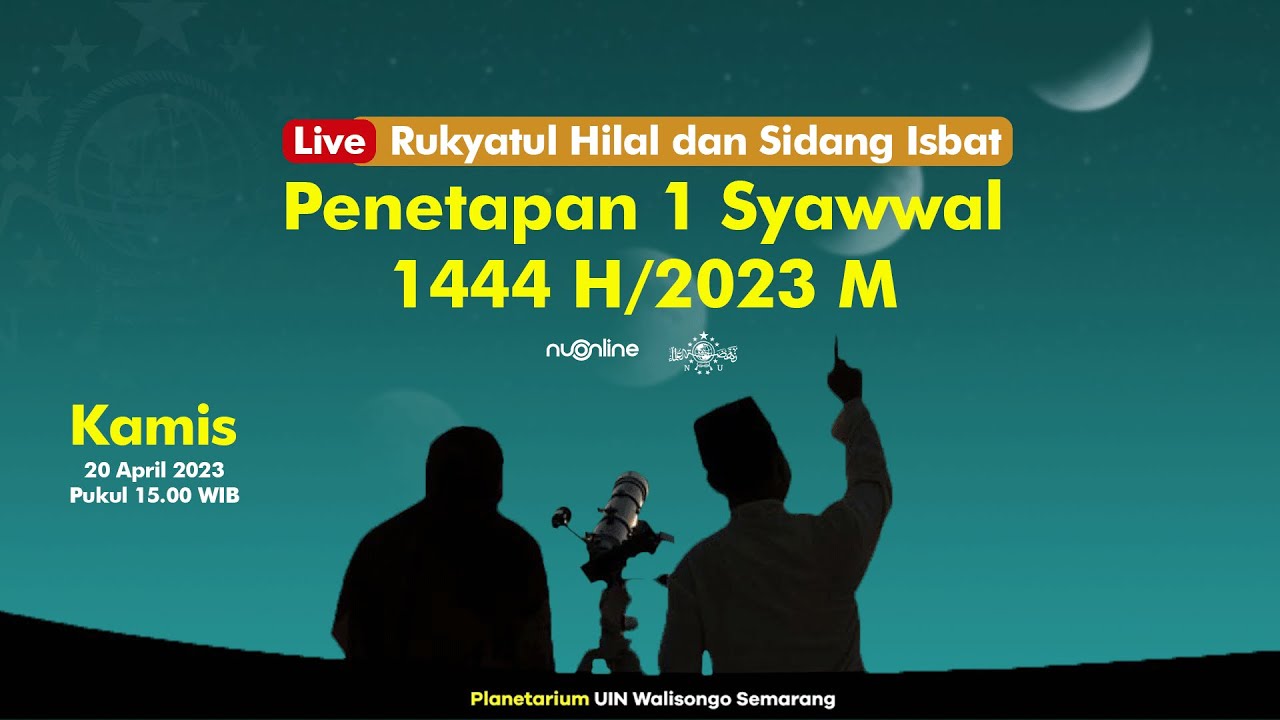🔴{LIVE} Sidang Isbat Penetapan 1 Syawal 1444 H/ 2023 M