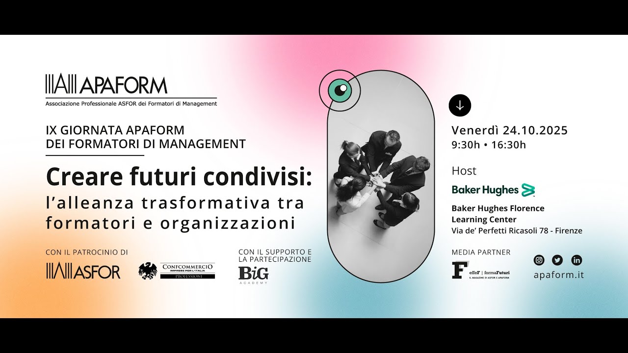 IX Giornata APAFORM  Firenze 24 ottobre 2025 - 1ª Parte