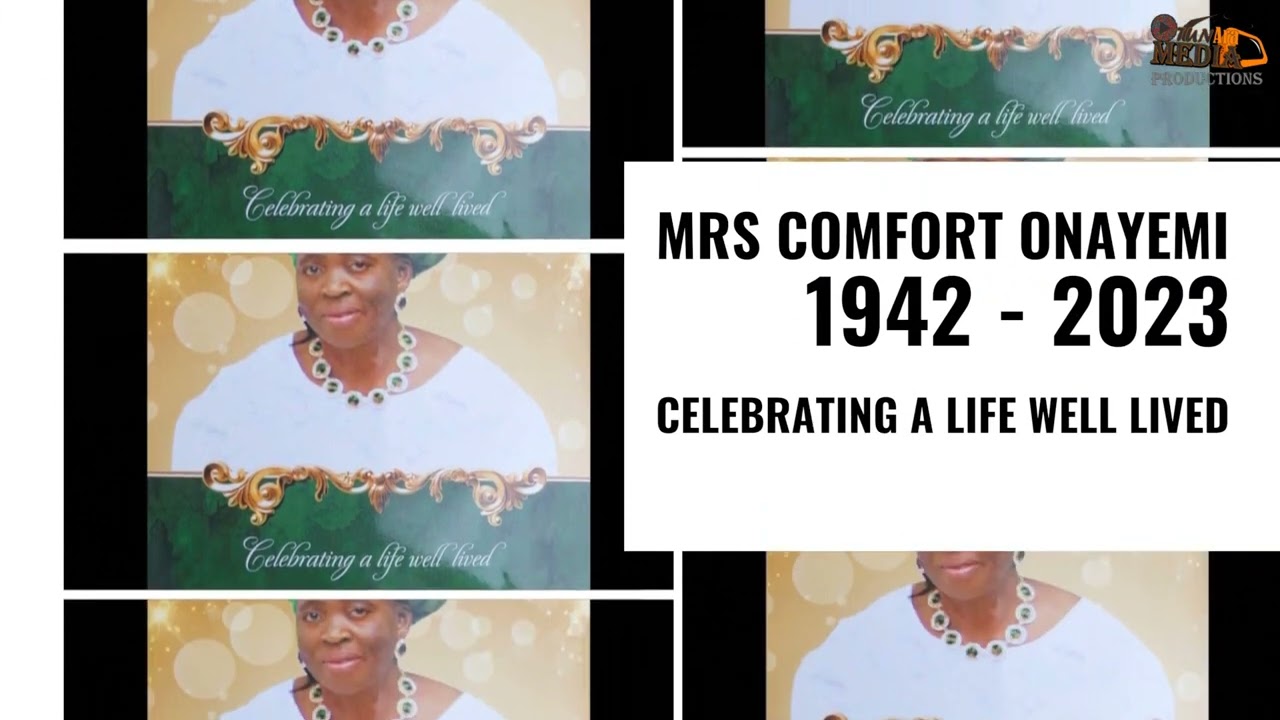 Abi Megaplus Celebrating a life well lived Mrs Comfort Onayemi Part 2 Reception