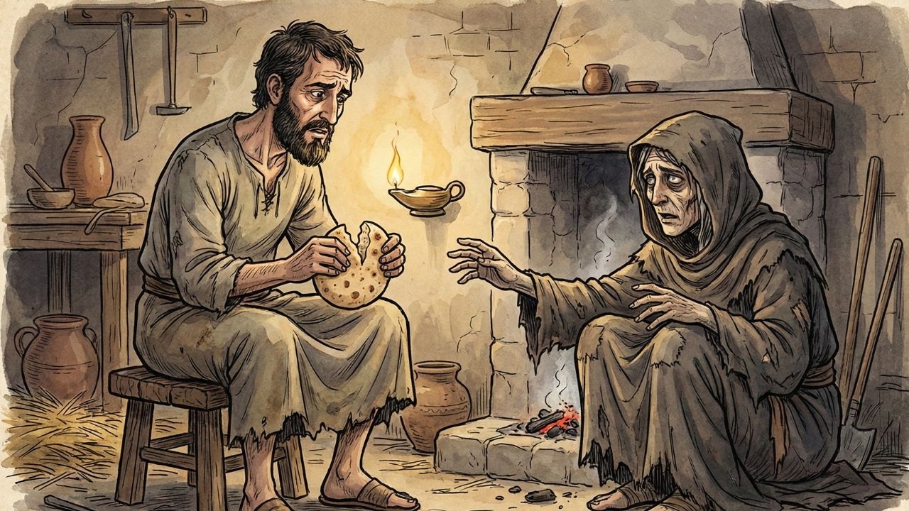 حكاية الرجل اللذي أطعم متسولا وهو جائع… فغيّر الله بكرمه موازين حياته