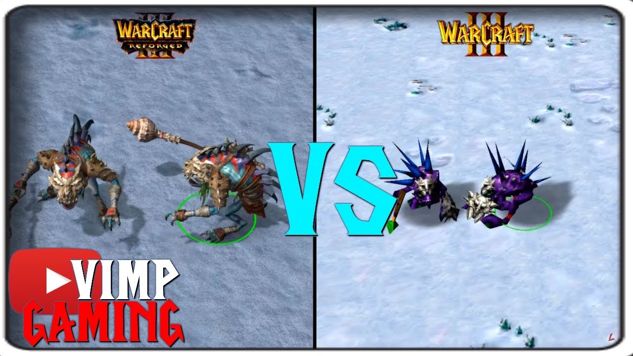 Warcraft 3 Reforged | In-game Preview | Murlocs Side by Side Comparison