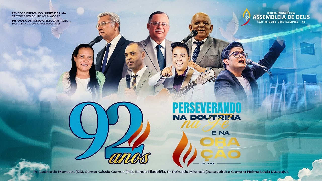 Noite 2 - 92 Anos da Assembleia de Deus em São Miguel dos Campos / AL - 06/09/2024