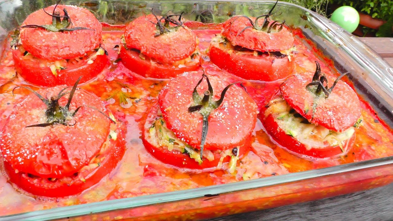 Gefüllte Fleischtomaten Rezept vegan | Der Bio Koch #732
