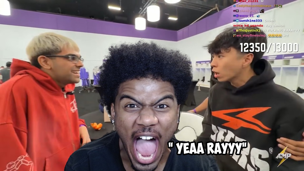 RAYQUAN And N3on Were About To FIGHT At Mr Beast 