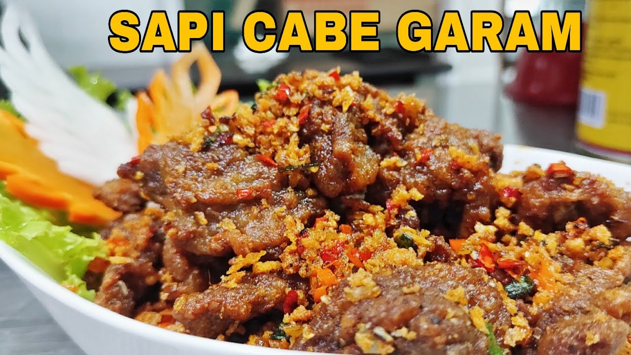 Sapi cabe garam, style restaurant || ala nanang kitchen