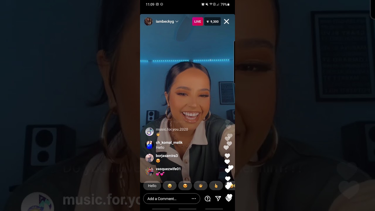 Becky G IG LIVE February 22, 2021