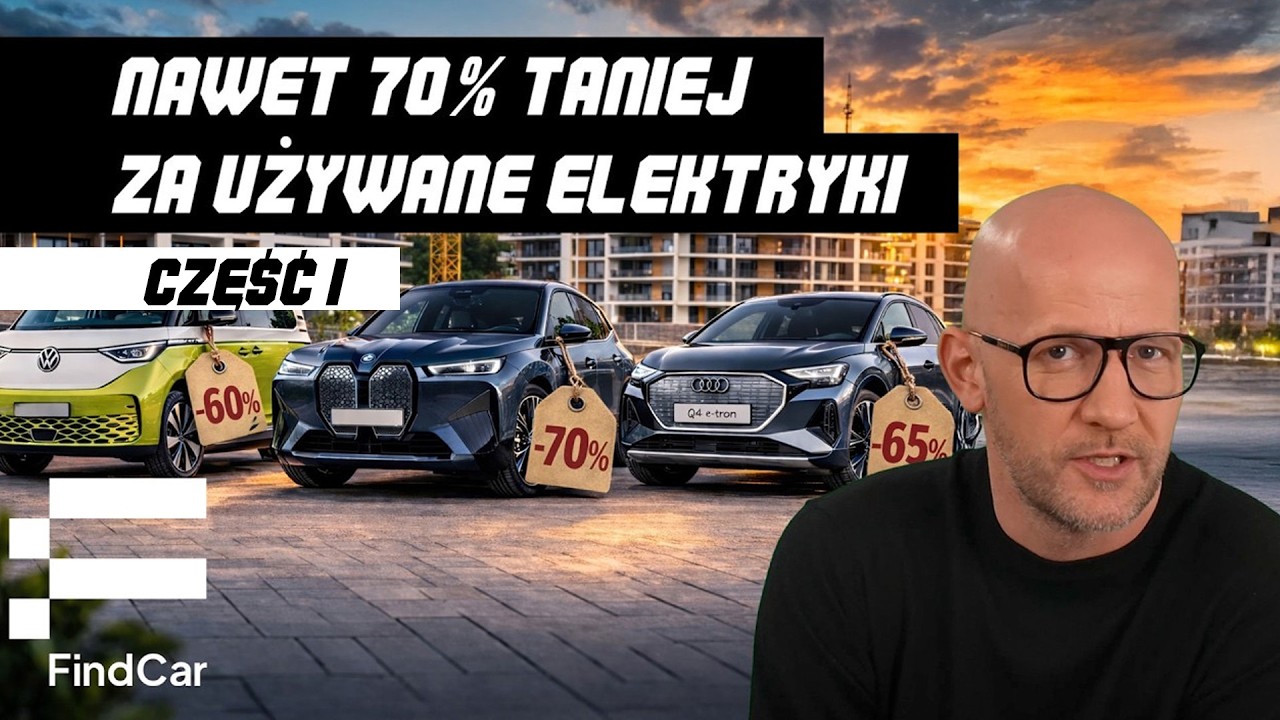 Używane elektryki za 1/3 wartości - VW, Audi, BMW, Volvo, Toyota, Skoda, Opel (4K) FindCar