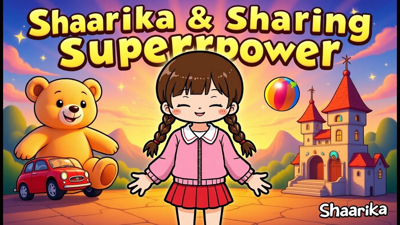 Sharing is a Superpower! The Story of Shaarika and Her Magic Toys | Kids Moral Story