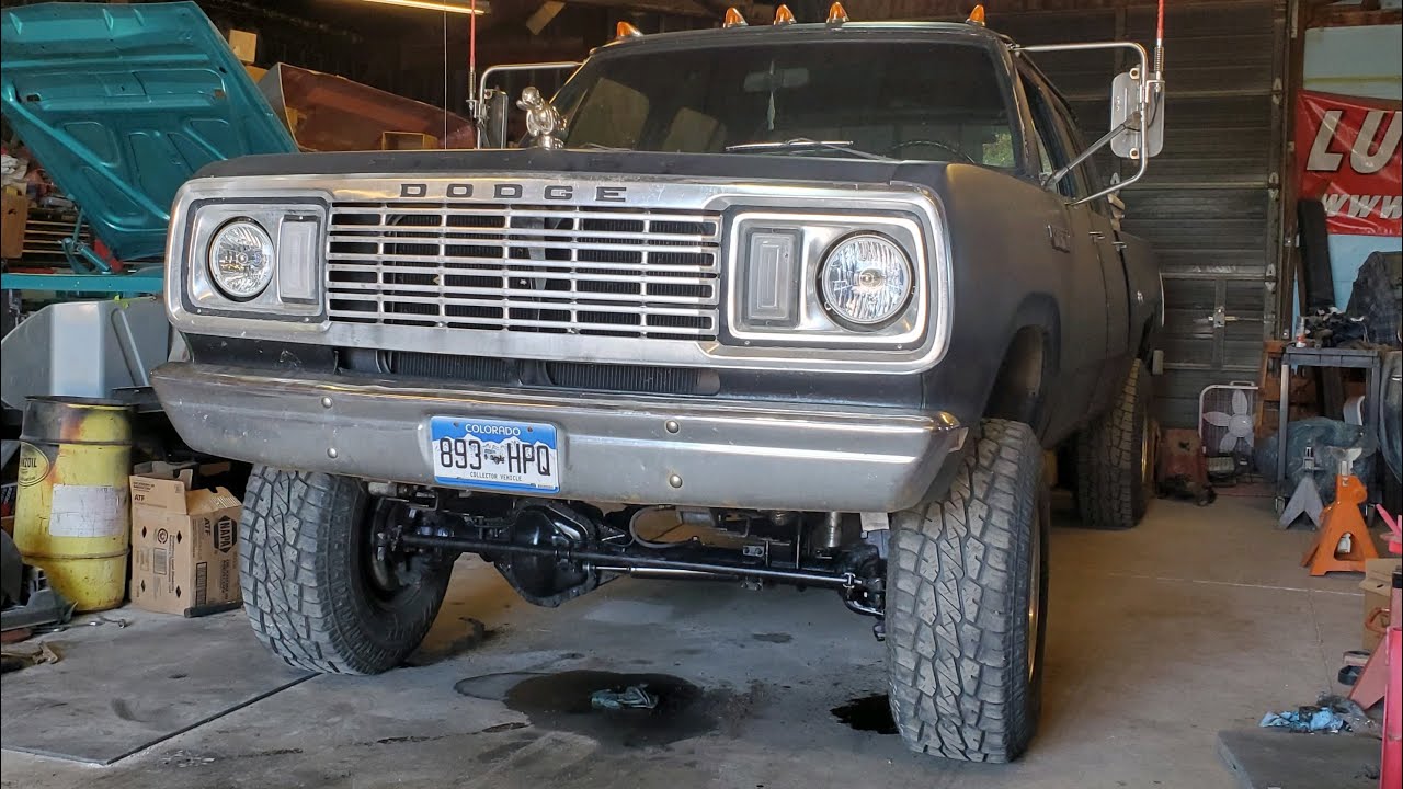 1978 Crew Cab Power Wagon Front Axle Swap