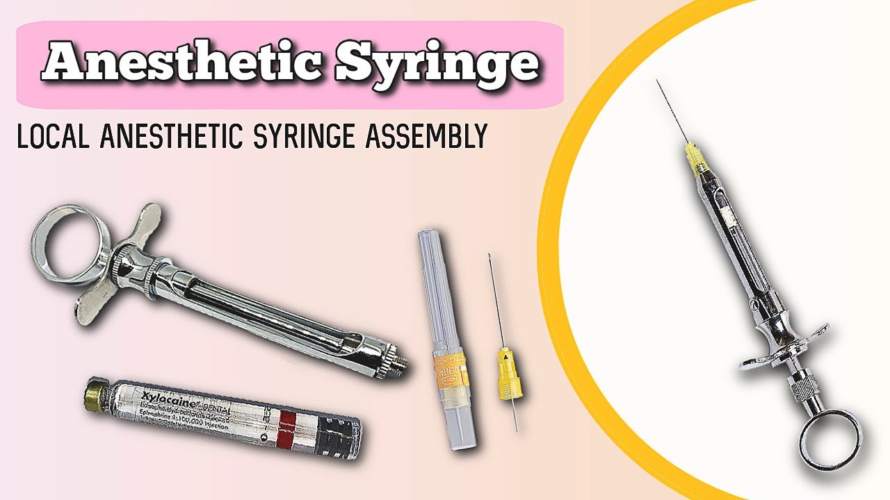 Local Anesthetic Syringe :: Anesthetic syringe Assembly / Disassembly