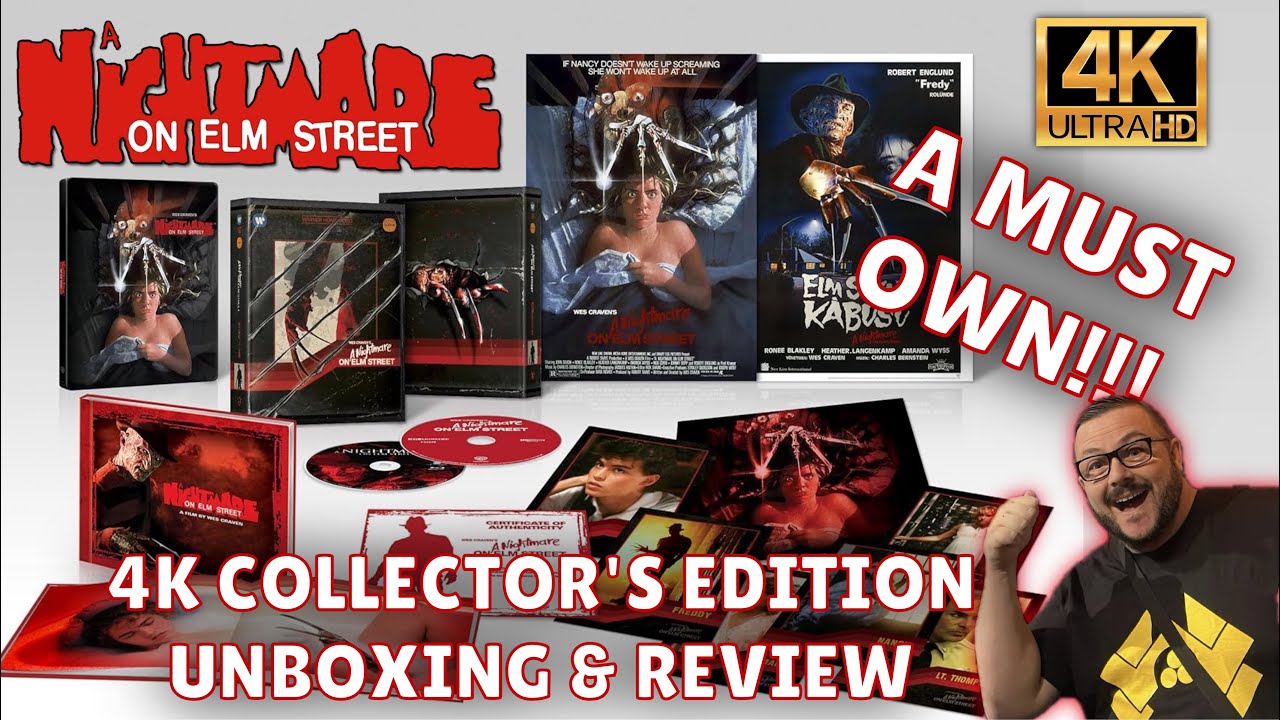 A Nightmare On Elm Street 4k Bluray Collector’s Edition Unboxing & Review