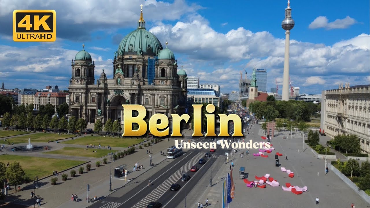 🇩🇪✨ Berlin City Walking & Aerial Tour in 4K | Full 🇩🇪✨