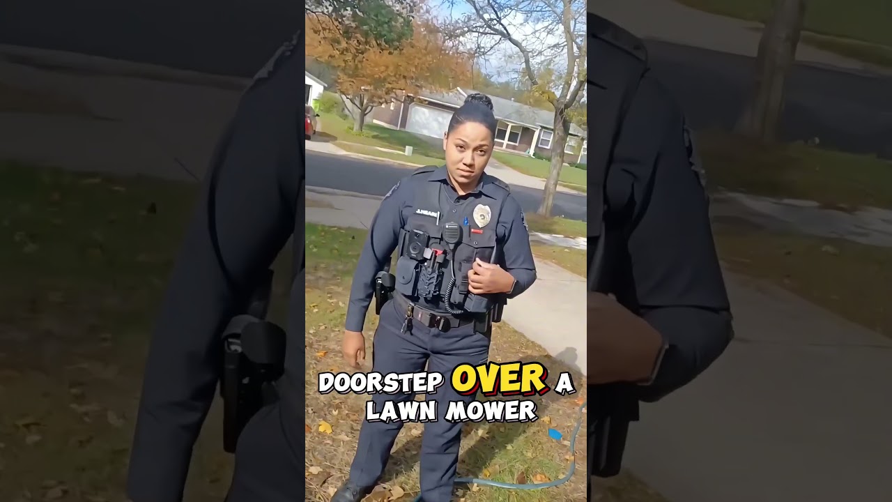 Cops Confront Man Over Petty Lawnmower Complaint &ndash; Leave Embarrassed After He Knows The Law! #police