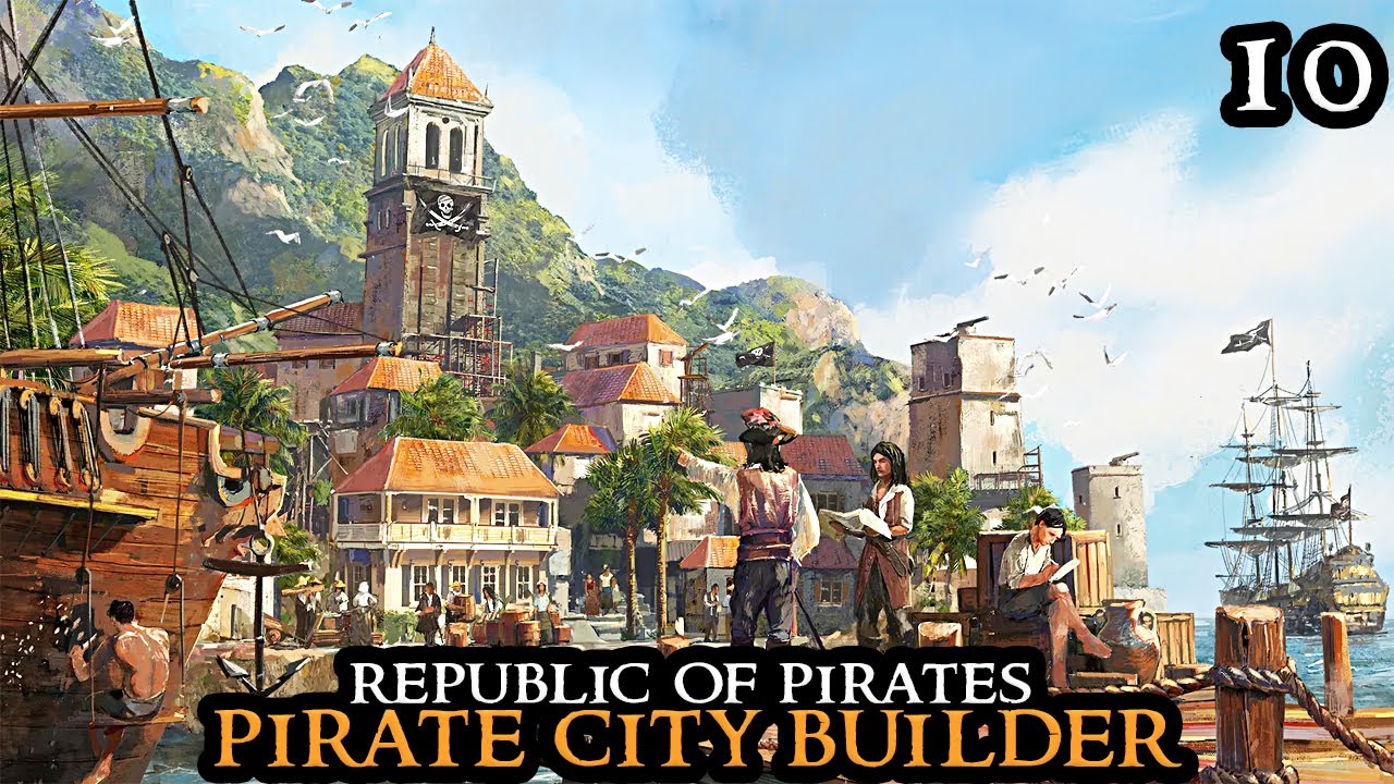 NAVAL BATTLES - Republic Of Pirates - New CITY BUILDER Anno-Like || FULL GAME Part 10
