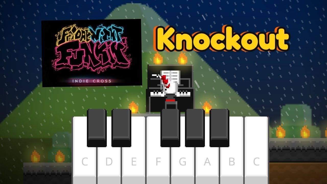 ♪ Indie Cross — Knockout | Песня Indie Cross FNF в Боку Боку ♪