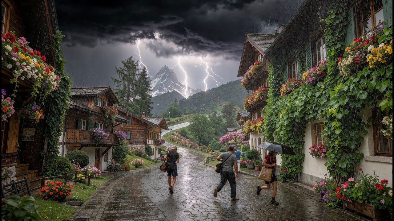 Switzerland’s Paradise on a Rainy Day: Heavenly Villages in the Swiss Alps