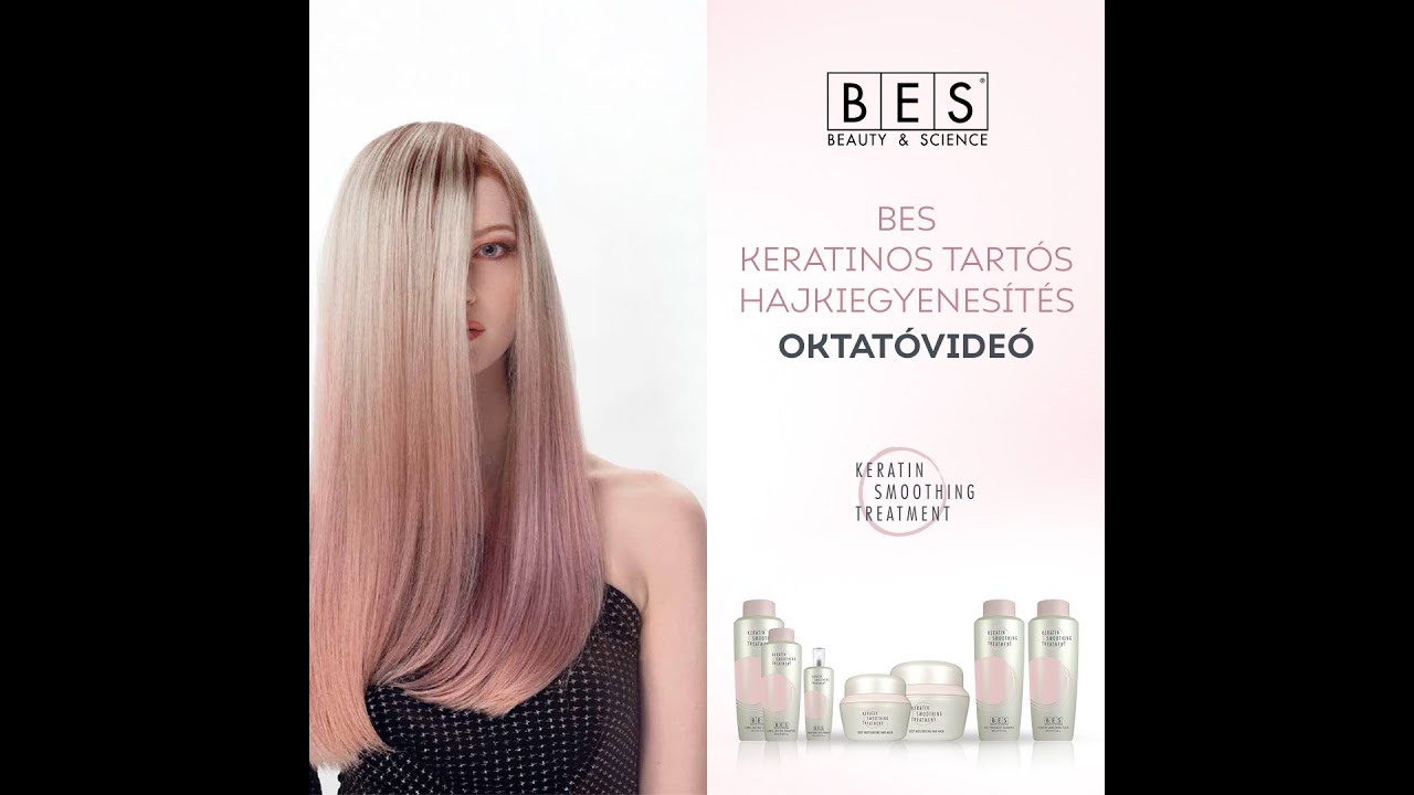 Keratinos tartós hajkiegyenesítés OKTATÓVIDEÓ - Ingyenes!