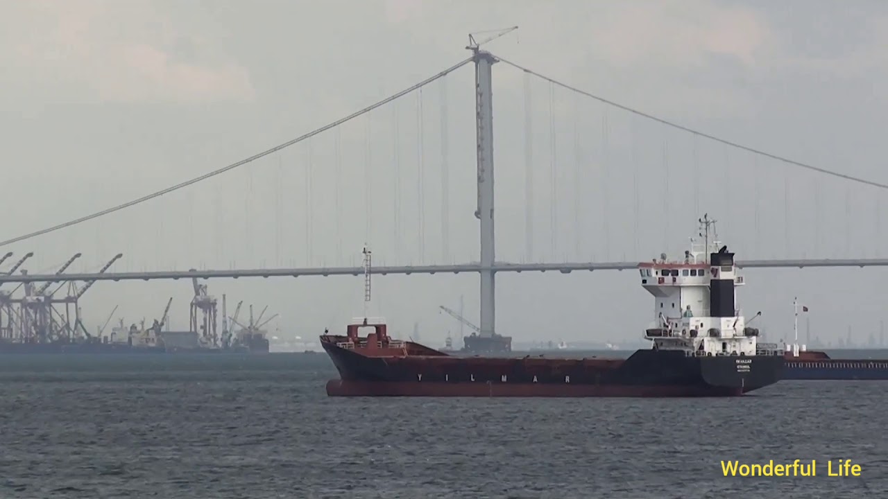 Osmangazi Köprüsü İzmit Körfezi manzarası Marmara Denizi Eskihisar Topçular araba vapuru yolculuğu
