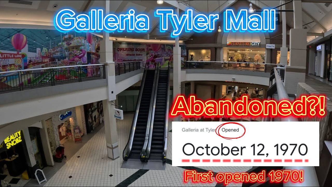 Is it always this empty?: A Walkthrough of the Galleria Tyler Mall in Riverside CA 2/24/24 #socal 🇺🇸