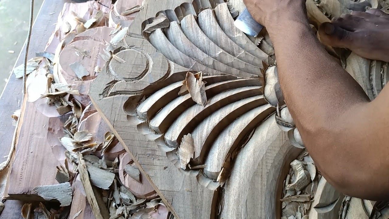 Working Latest Bed design 2023 | Wood carving bed head. বক্স খাটের ডিজাইন আশ্চর্যজনক খাটের নকশা 2023