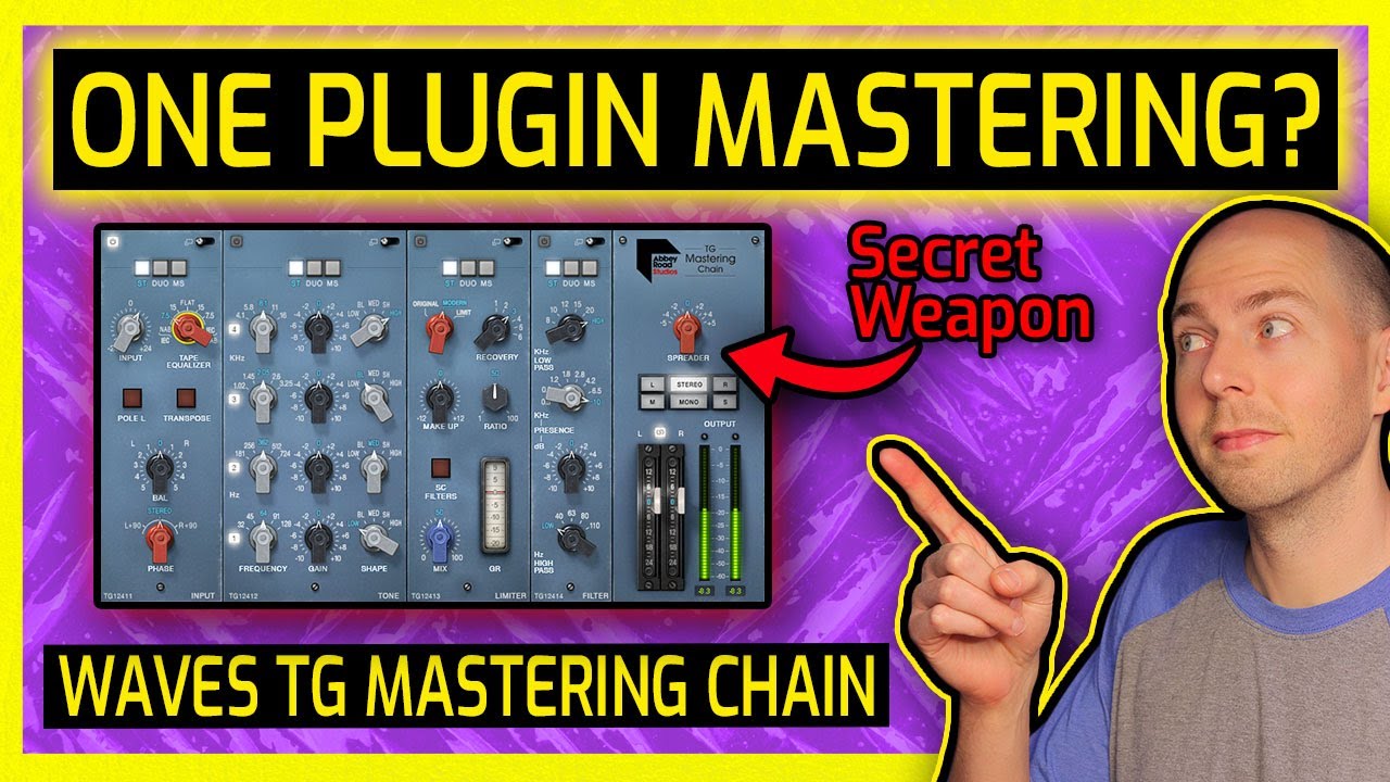 Мастеринг песни с помощью одного плагина [ОТ НАЧАЛА ДО КОНЦА] Waves TG Mastering Chain