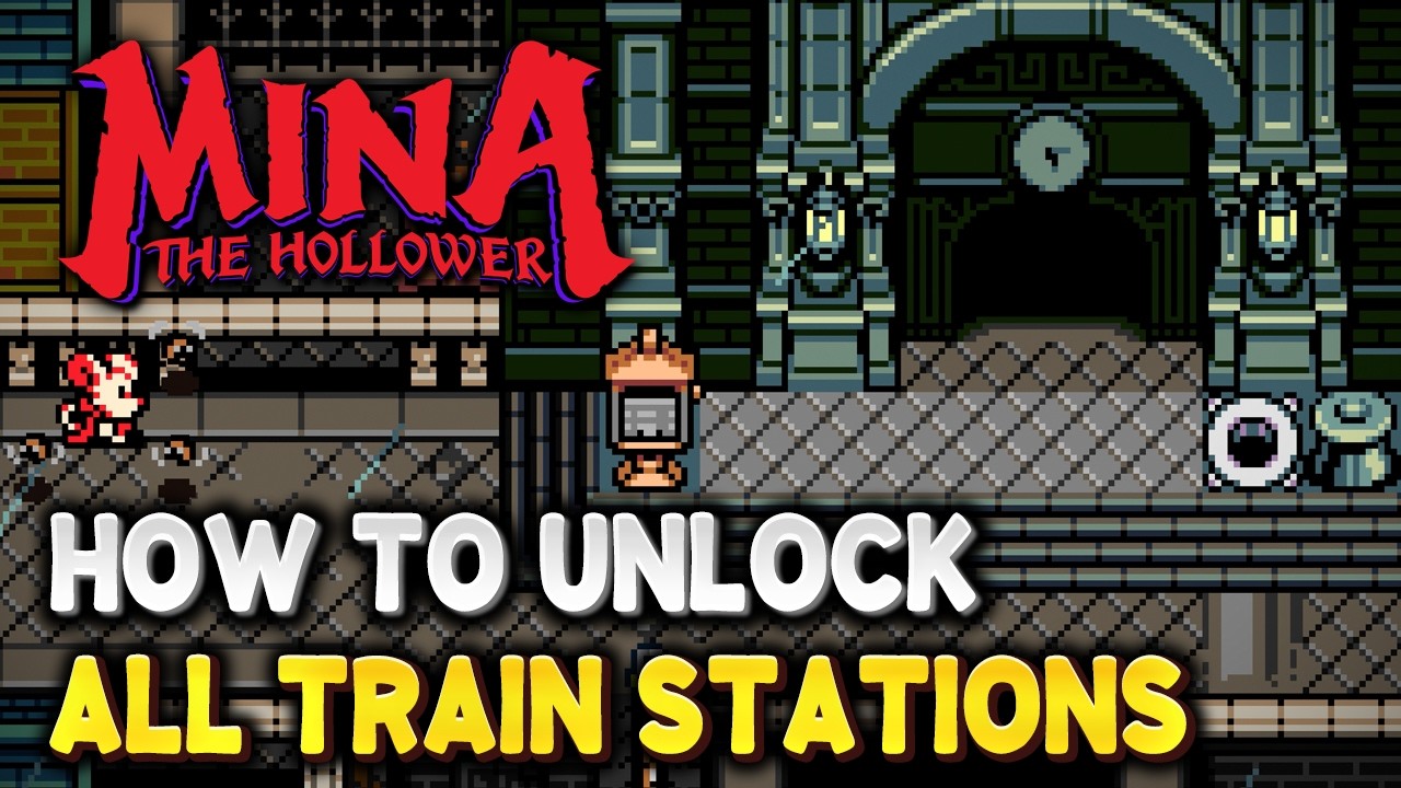 Mina The Hollower ALL TRAIN STATION LOCATIONS (Fast Travel Spots)