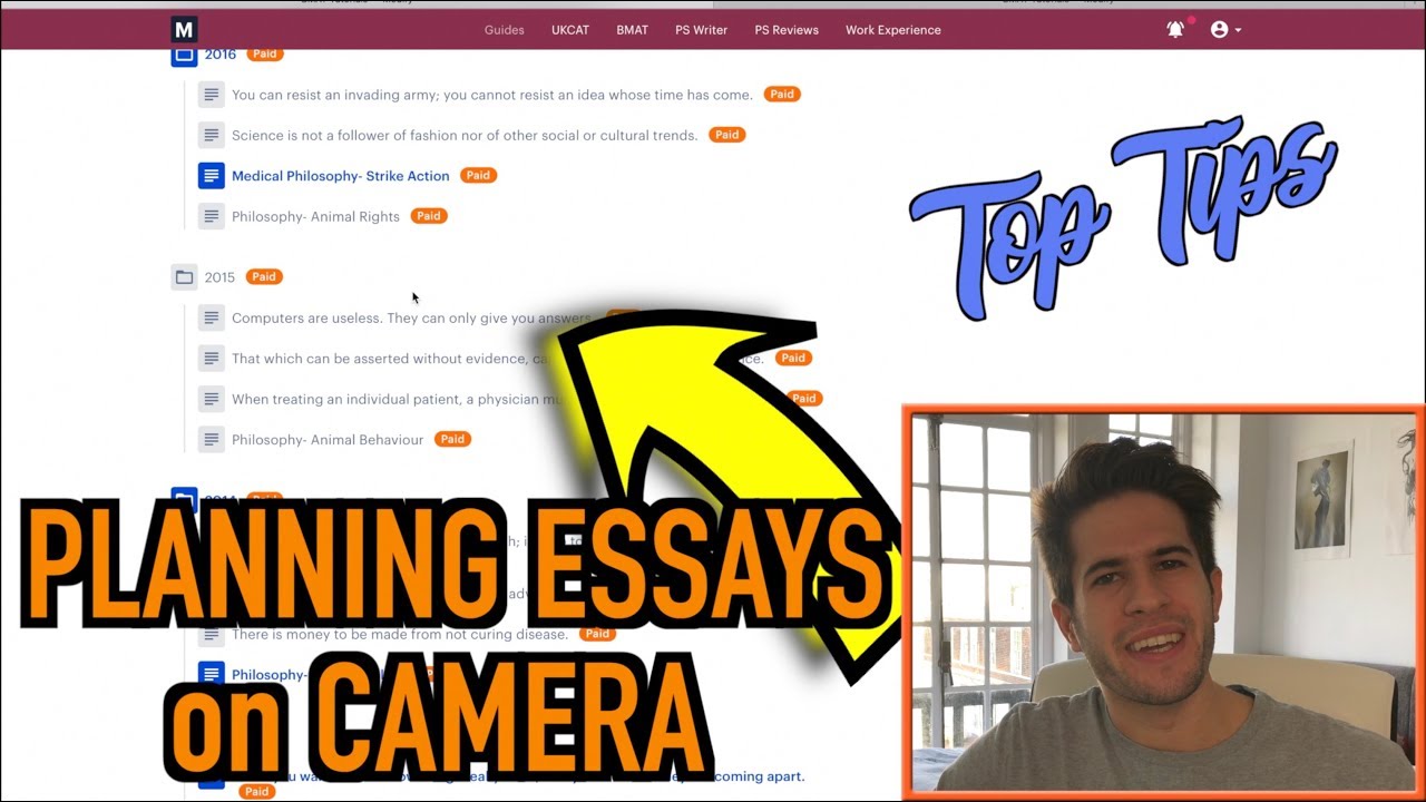 BMAT SECTION 3: ESSAY PLANNING AND STRUCTURE | KharmaMedic