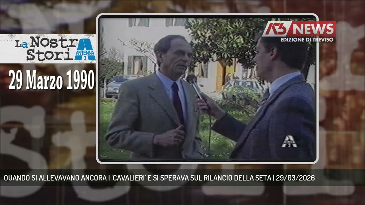 QUANDO SI ALLEVAVANO ANCORA I 'CAVALIERI' E SI SPERAVA SUL RILANCIO DELLA SETA | 29/03/2026