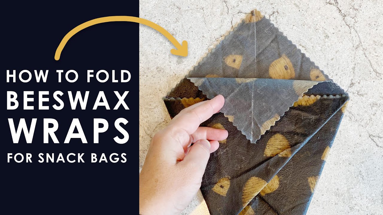 🐝 How to Fold and Use Beeswax Wraps  - Sewing with Tara Reed