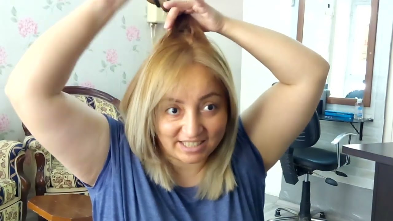 Düz fön nasıl çekilir...Kendi başına fön çek😊👍