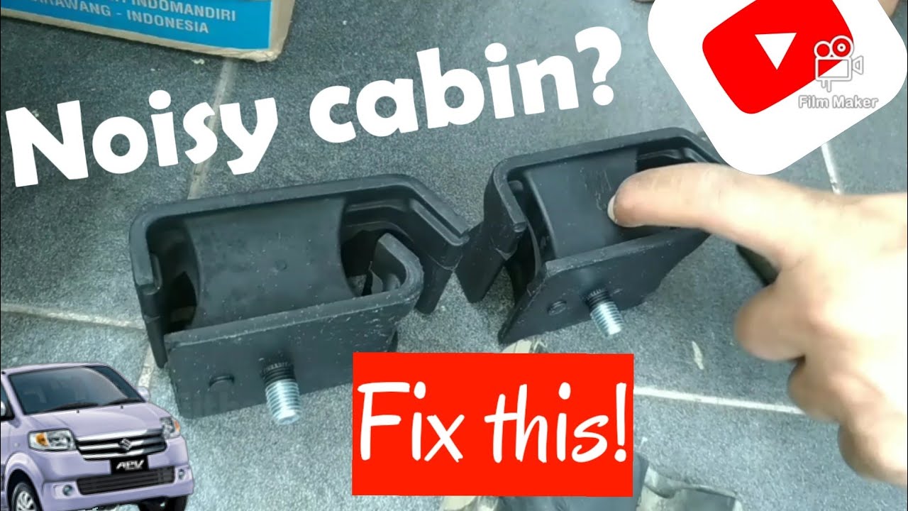 Noisy & Loud Engine? Fix this      - Engine Mounting & Bushing Suzuki APV Arena