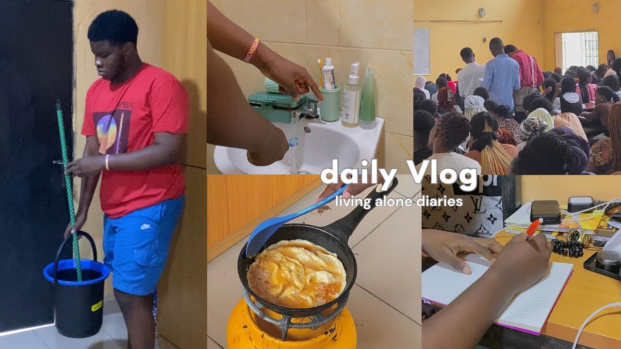 Days in my life | living alone | life as an introvert student in Nigeria | cancelled classes