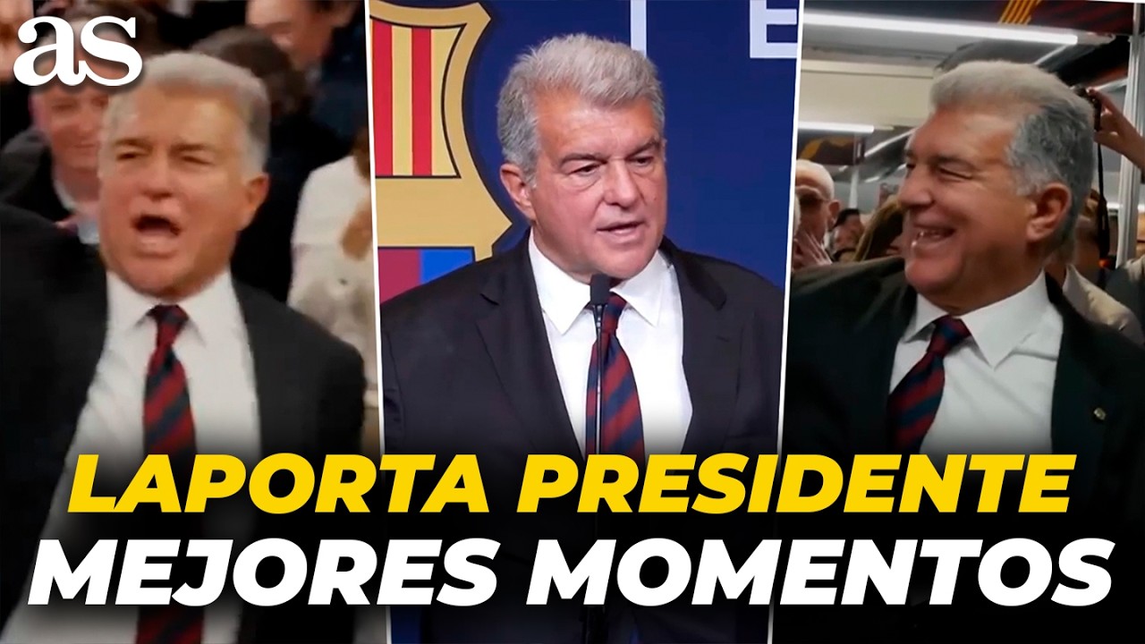 LAPORTA PRESIDENTE: TODOS SUS MEJORES MOMENTOS DE LA JORNADA ELECTORAL | ELECCIONES FC BARCELONA