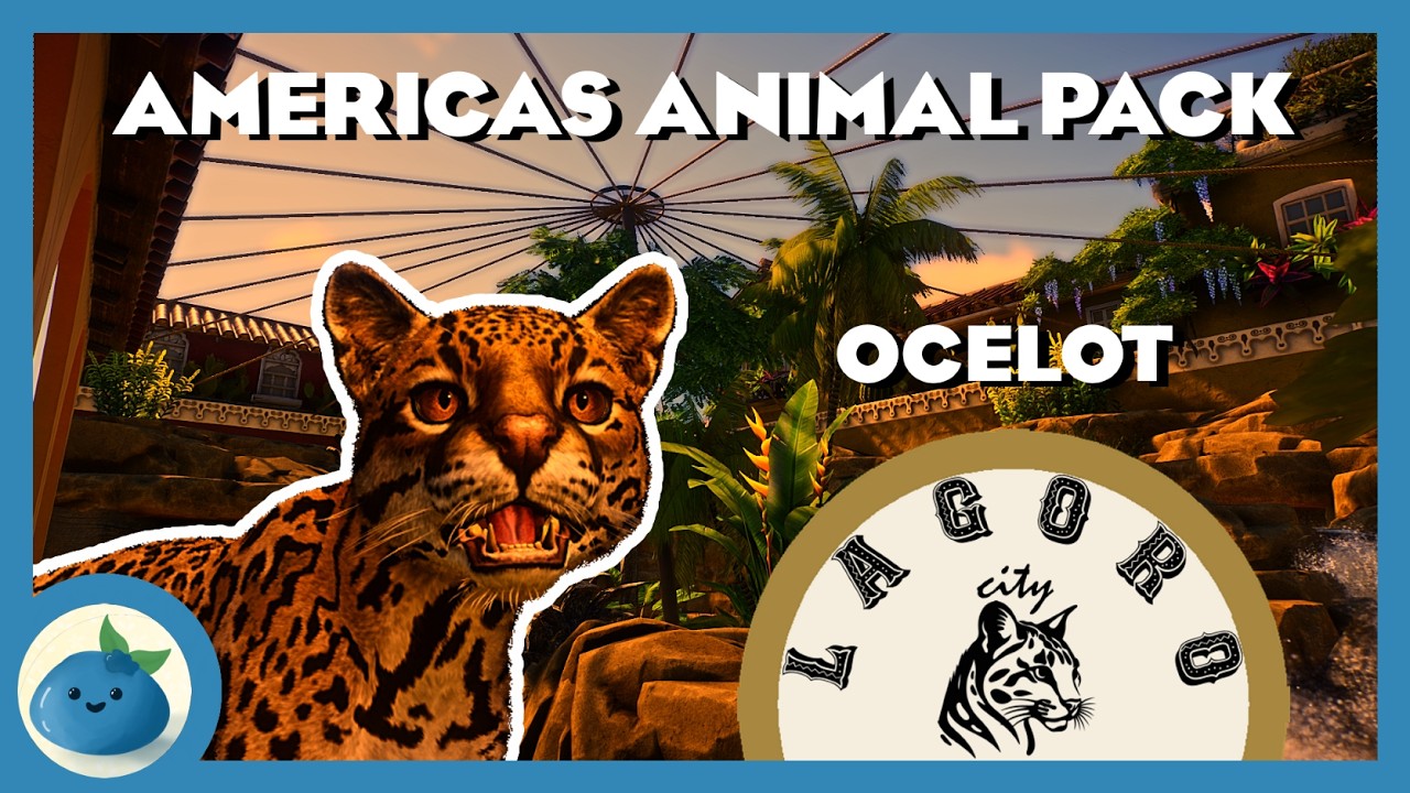 Planet zoo: Americas Animal Pack || Ocelot || Lagoro City